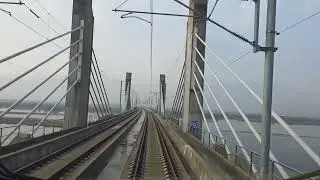 Виды железной дороги глазами машиниста поезда в Южной Корее #train #ktx #поездавидео #electrical