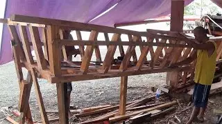 Fishing Boat Repair Building In The Philippines