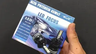 LED FOCUS DA RayX de 13.000 Lumens no Farol Baixo do Palio com Projetor e olha o Resultado 😱🔥