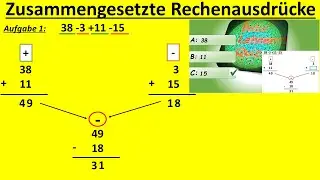 Grundrechenarten |Zusammengesetzte Rechenausdrücke ganz easy erklärt | mit Babo Lehrer Quiz