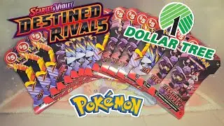 Destined Rivals From Dollar Tree #pokemon #scarletandviloet #destinedrivals #dollartree #boosterpack