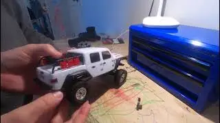 SCX24 Jeep Gladiator Injora 51mm Coilover shock Install Conclusion - Part 3