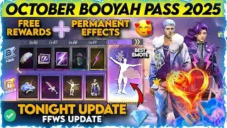 FREE FIRE OCTOBER BOOYAH PASS 2025 | OCTOBER BOOYAH PASS 2025 | OCTOBER BOOYAH PASS