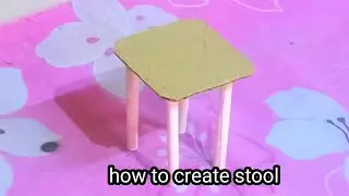 Cardboard se mini stool banaenge | |