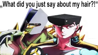 Funny man With funny haircut| jojo eyes of heaven part 3