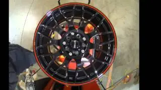 Maxxim Wheels Maze Black with Red Stripe