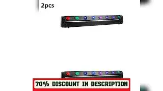 A must-have product!&nbsp;2pcs LED Bar  Beam Moving Head Light 8x12W RGBW 4in1 DMX512 for DJ Disco Part