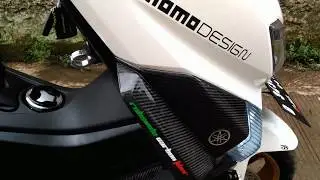 Nmax carbon fiber tampilan elegan dan sporty