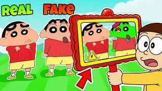 Nobita Find Real Vs Zombie Shinchan 😱😱 | Shinchan And Nobita Game | Funny Game