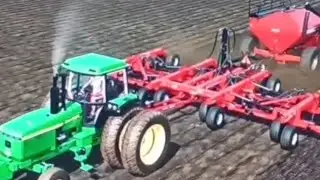 Planting winter wheat and cleaning up equipment  in fs25