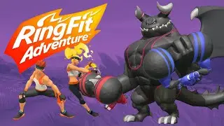 DRAGAUX BOSS FIGHT! Ring Fit Adventure Part 2 | Nintendo Switch Fitness RPG!