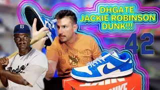Распаковываем кроссовки Nike Dunk Jackie Robinson и сандалии на платформе Gucci от DHGATE!