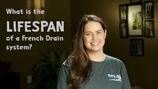 What is the LIFESPAN of a French drain system?