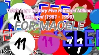 Telefe Logo History Five Hundred Million Extended (1951 - 1990)