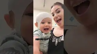 6️⃣ Week ⛑️ Update. Doc said, only one more month to go! #plagiocephaly #helmetbuddies #baby