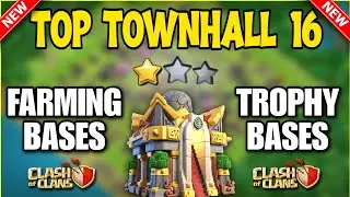 TOP!! NEW BEST TOWN HALL 16 (TH16) FARMING BASE + COPY LINK 2025 | TH16 BASE LINK | CLASH OF CLANS