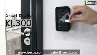 Smart Fingerprint Key Lockbox Bluetooth Lockbox from iSecus