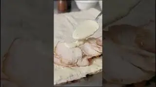 Cooking shawarma in restaurant. Video for marketplace