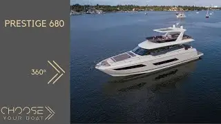 360&deg; video on PRESTIGE 680 : and Immersive Video by Prestige Yachts