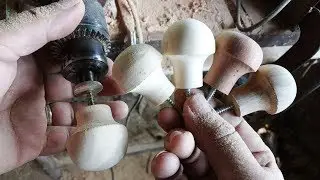 HANDLE MADE WITH DRILL AND THICK PUXADOR DE GAVETA