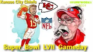 Super Bowl LVII Gameday : Chiefs' Andy Reid & Patrick Mahomes #skunkworkz #speedpaint #nfl #kcc