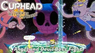Cuphead DLC Angel and Devil Boss Fight (SECRET BOSS FIGHT)