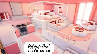Скоростная сборка милого крошечного дома в кораллово-розовом цвете 🐚 Roblox Adopt Me!