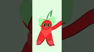 Cherry cat , #speedpaint #art #fruitcat ￼