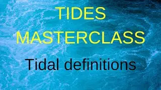 Tide heights - definitions of tidal levels