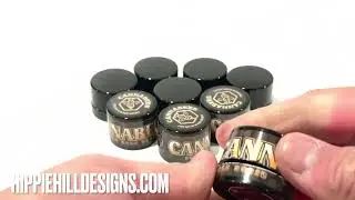 Custom 5ml Concentrates UV protected Glass Jars