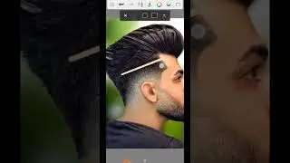 Stylish hair cut photo editing tutorial || hair cut photo editing