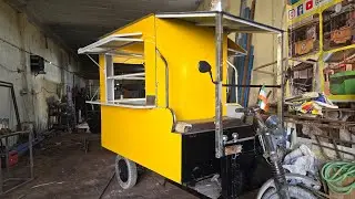 आगया सस्ता टिकाऊ चलता फिरता फूड कार्ट| E- Rickshaw Food Cart In India - Foodcart business ideas
