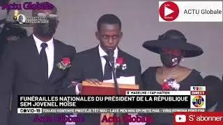 Fameux discours de Joverlein Mo&iuml;se lors des fun&eacute;railles  de son p&egrave;re Pr&eacute;sident Jovenel Mo&iuml;se .