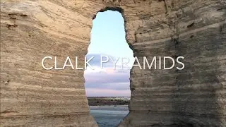 Chalk Pyramids aka Monument Rocks, Kansas October 26, 2022