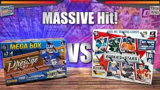 The BEST of '21 Retail BATTLE | 2021 Prestige Football MEGA Box VS 2021 Rookies & Stars LONGEVITY 🔥