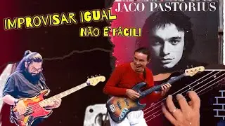 Fretless Bass Solo - Homenagem a Jaco Pastorius/   Jazz Bebop  🔥