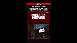 Valentine's Day | Right-Wing Group Disrupts Valentine's Day Event At Indore College, Cops Intervene