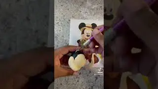 Mickey Mouse safari theme fondant cake topper