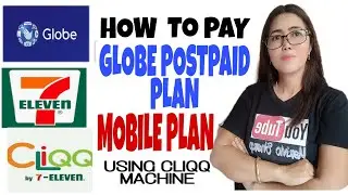 HOW  TO PAY GLOBE POSTPAID PLAN MOBILE PLAN  USING CLIQQ MACHINE BY 7-11|TUTORIAL |MARIVIC SHARP