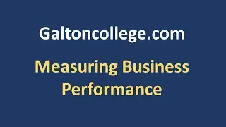 Measuring Business Performance
