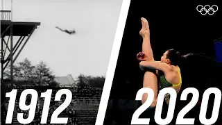 108 years later... 💦  | Diving 10m Platform then & now!