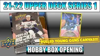 2021-22 UPPER DECK SERIES 1 HOCKEY: HOBBY BOX BREAK OPENING