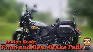 Indian Scout Front and Rear Brake Pads #indianscout #indianscout60 #brakeservice