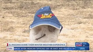 El Pasoans react to first snowfall of the year