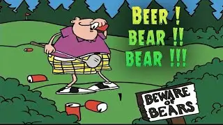 Beer Eat, Bear Hit & Bear it - A funny Cartoon Short | Different Me