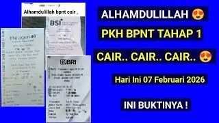 ALHAMDULILLAH 😍 BPNT 600 RIBU CAIR CAIR CAIR HARI INI 7 FEBRUARI 2026 | BPNT TAHAP 1 2026 CAIR