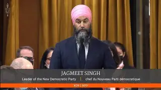 Jagmeet Singh's first question period since formation of NDP-Liberal coalition
