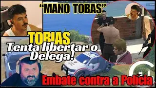DELEGA FOI PRESO, E TOBIAS CAPTURA UM POLICIAL P/ RETIRAR DELEGA DA CADEIA, MAS A POLÍCIA INVADE E..