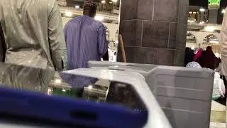عشائية عبدالرحمن السديس وإقامة سعيد فلاتة وقت نزول الأمطار ٢٨ حج | ان ربكم الله 