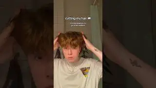 Cutting my own hair #ftm #diy #transman #trans